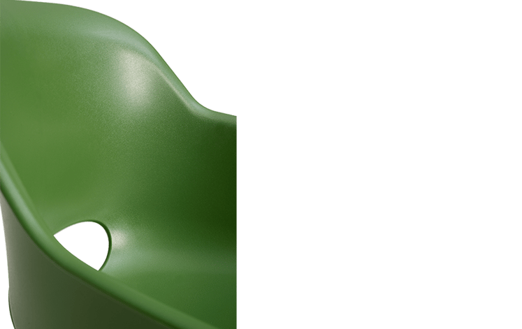 Akola Kuipstoel - set van 2 - 55x56x80cm - Vine Groen